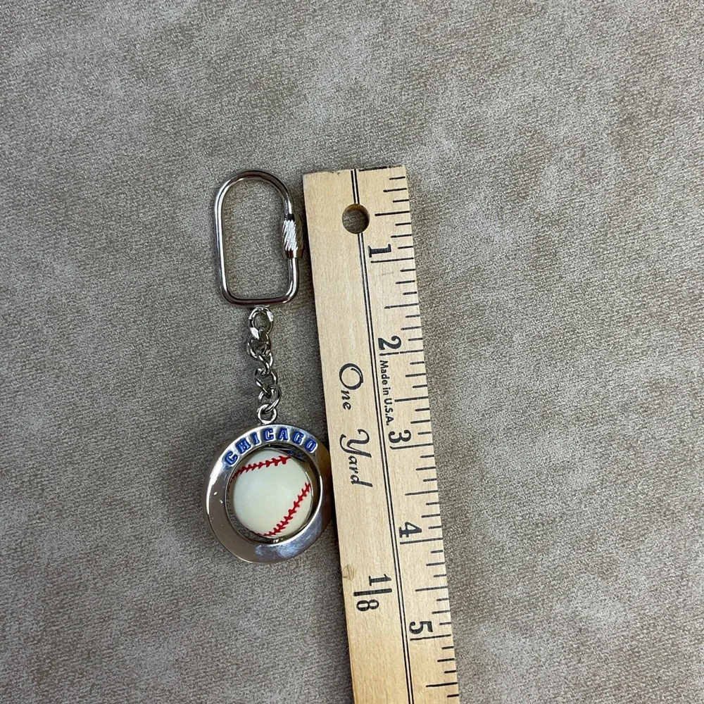Chicago Baseball‎ Keychain Key ring Cubs Fan Gift